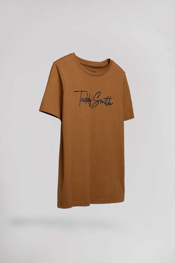 Teddy Smith T-shirt T-EVAN MC JR TABACCO