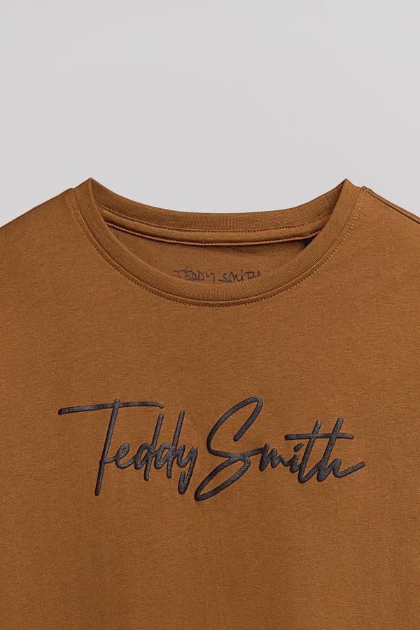 Teddy Smith T-shirt T-EVAN MC JR TABACCO