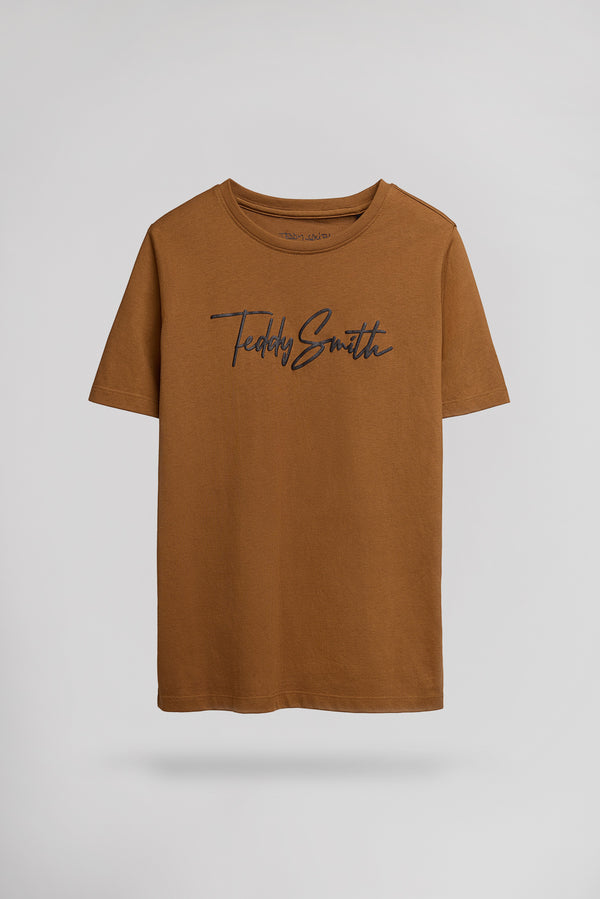 teddy smith T-shirt T-EVAN MC JR TABACCO