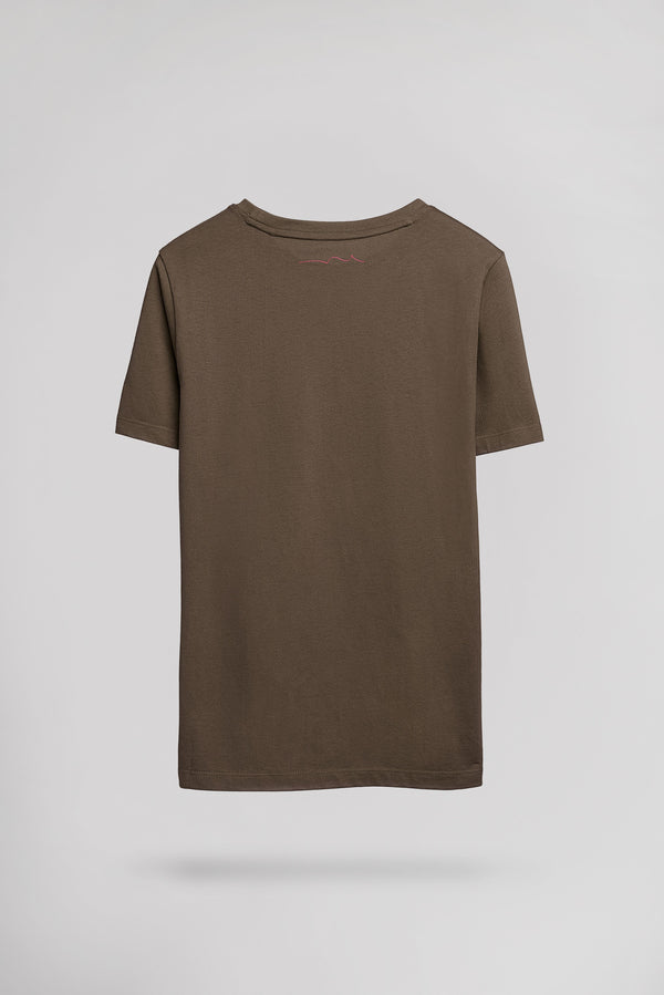 Teddy Smith T-shirt T-EVAN MC JR TURBULENCE KAKI