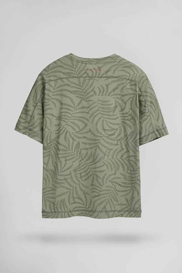 Teddy Smith T-shirt T-FEUILLAGE MC ICEBERG GREEN