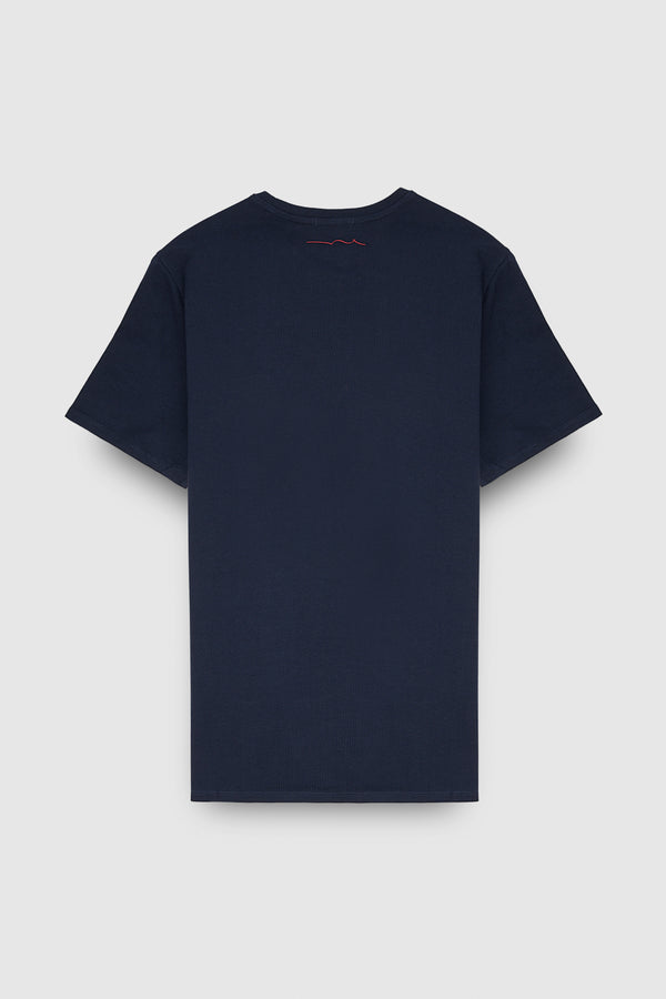 Teddy Smith T-shirt T-FLAG MC TOTAL NAVY