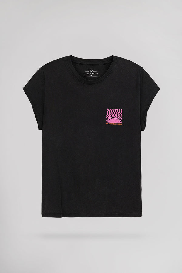teddy smith T-shirt T-HAWAI MC NOIR