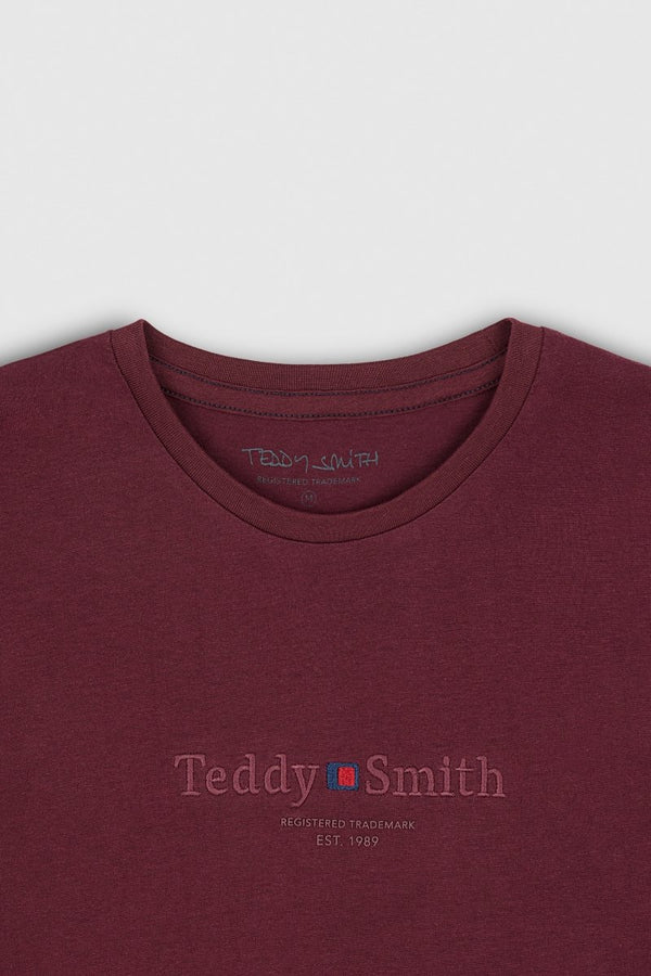 Teddy Smith T-shirt T-JIM MC DARK WINE