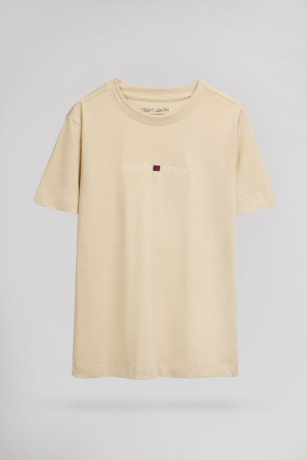 teddy smith T-shirt T-JIM MC JR BEIGE CLAIR