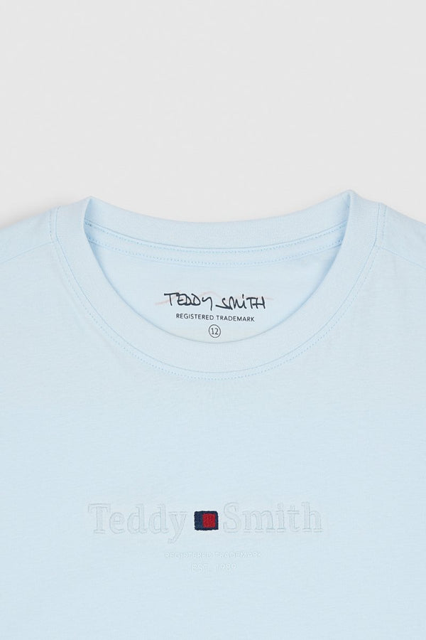Teddy Smith T-shirt T-JIM MC JR BLEU CLAIR