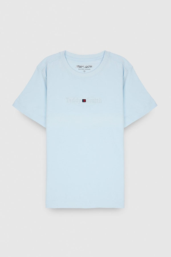 teddy smith T-shirt T-JIM MC JR BLEU CLAIR