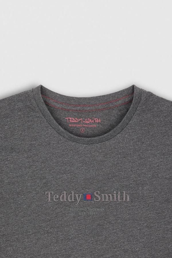 Teddy Smith T-shirt T-JIM MC MELANGE BLACK