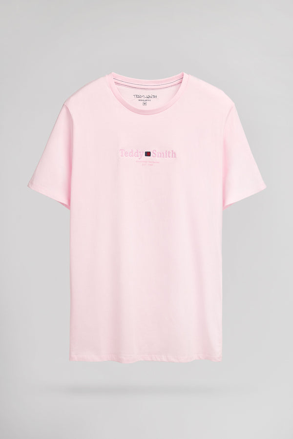 teddy smith T-shirt T-JIM MC PINK SHIRT