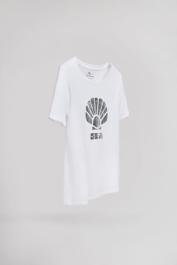 Teddy Smith T-shirt T-JOY MC BLANC