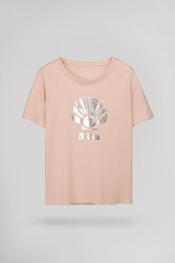 teddy smith T-shirt T-JOY MC ROSE PALE