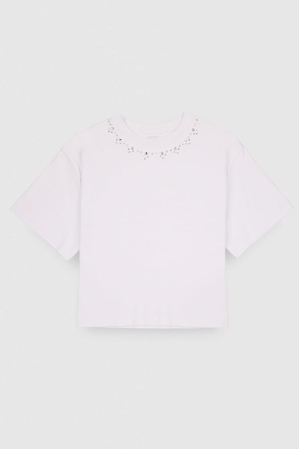 Teddy Smith T-shirt T-LEXIE MC BLANC