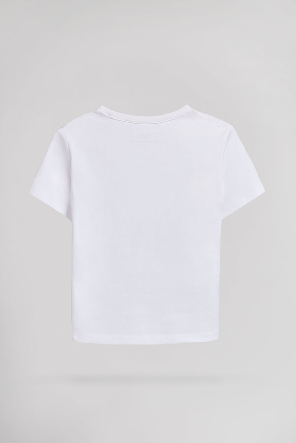 Teddy Smith T-shirt T-LILOU MC JR BLANC