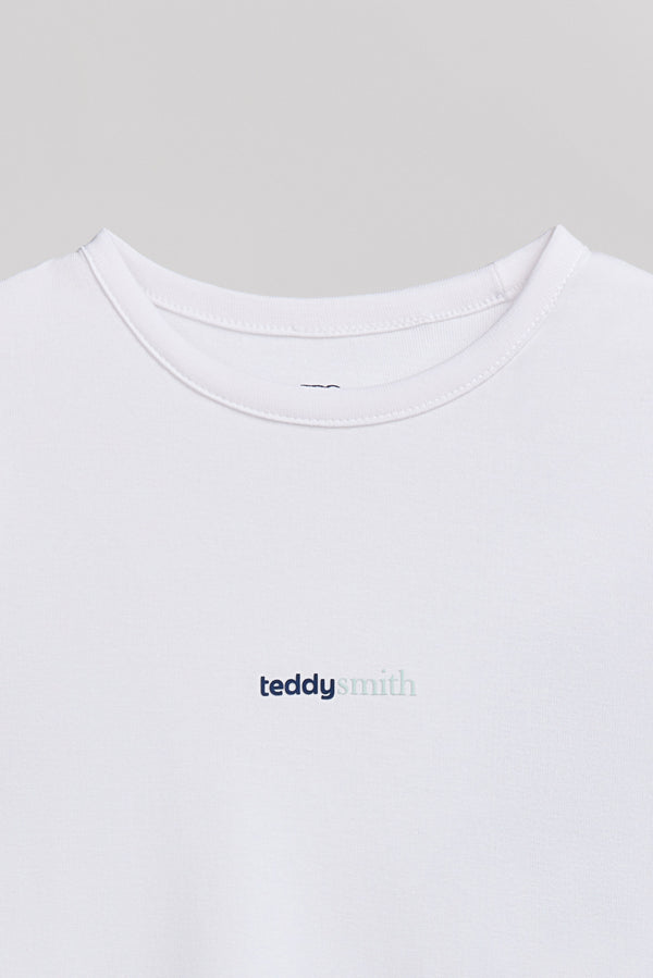 Teddy Smith T-shirt T-LILOU MC JR BLANC