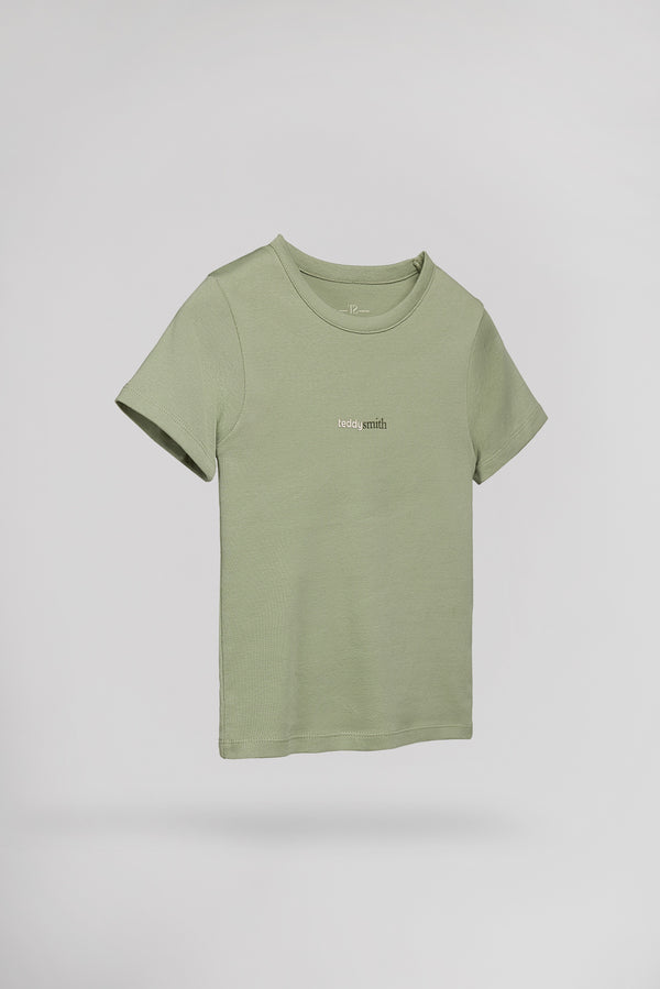 Teddy Smith T-shirt T-LILOU MC JR ICEBERG GREEN