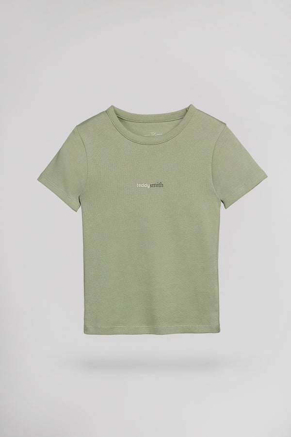teddy smith T-shirt T-LILOU MC JR ICEBERG GREEN