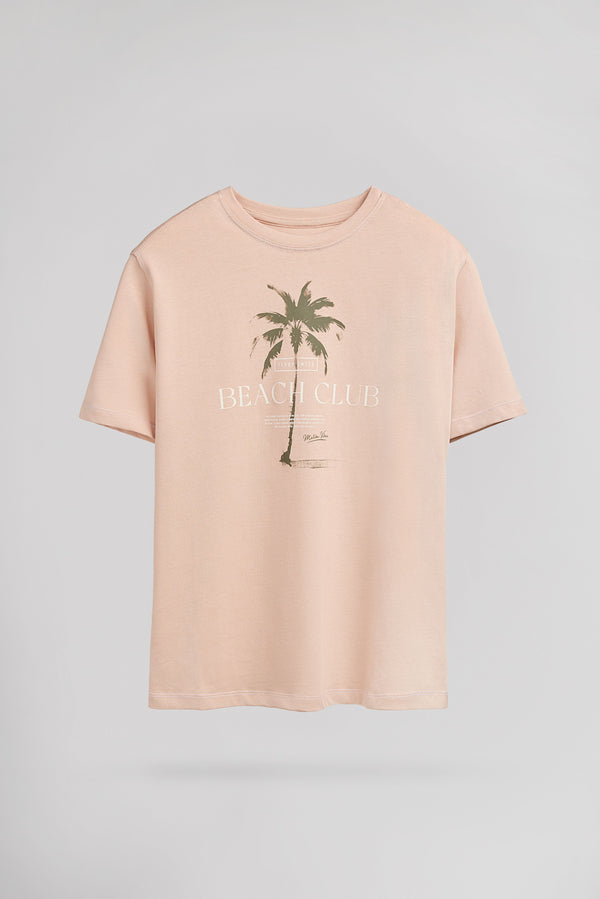 teddy smith T-shirt T-MALIBU MC JR ROSE PALE
