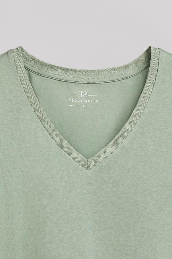 Teddy Smith T-shirt T-MIA MC ICEBERG GREEN