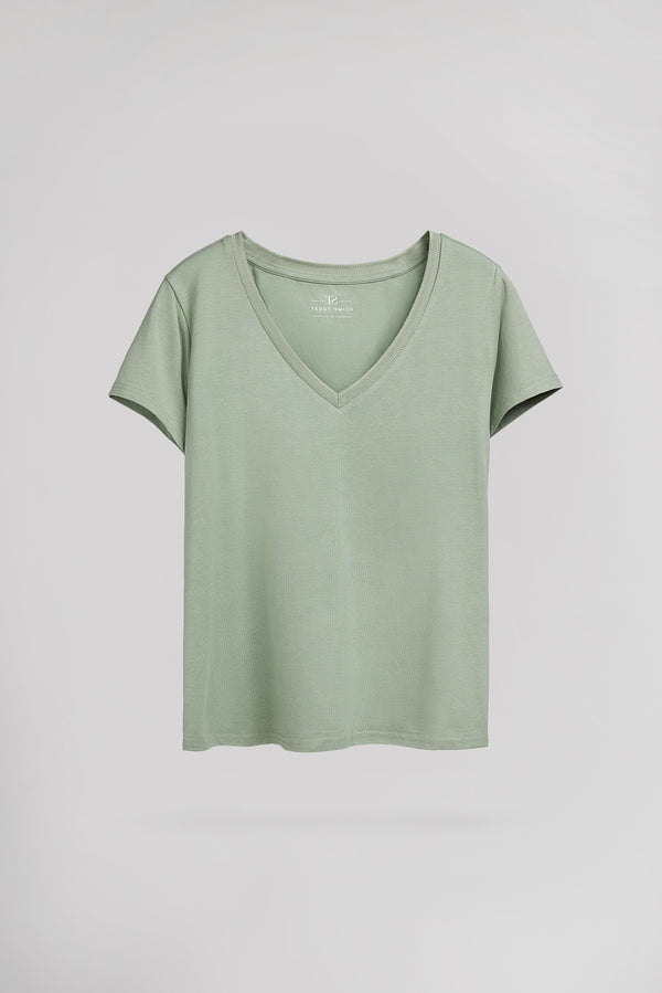 teddy smith T-shirt T-MIA MC ICEBERG GREEN