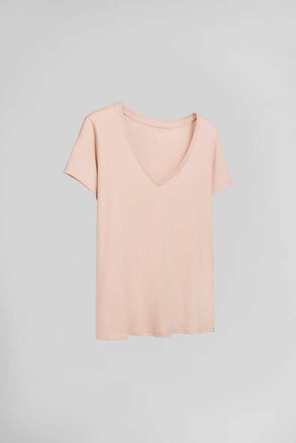 Teddy Smith T-shirt T-MIA MC ROSE PALE