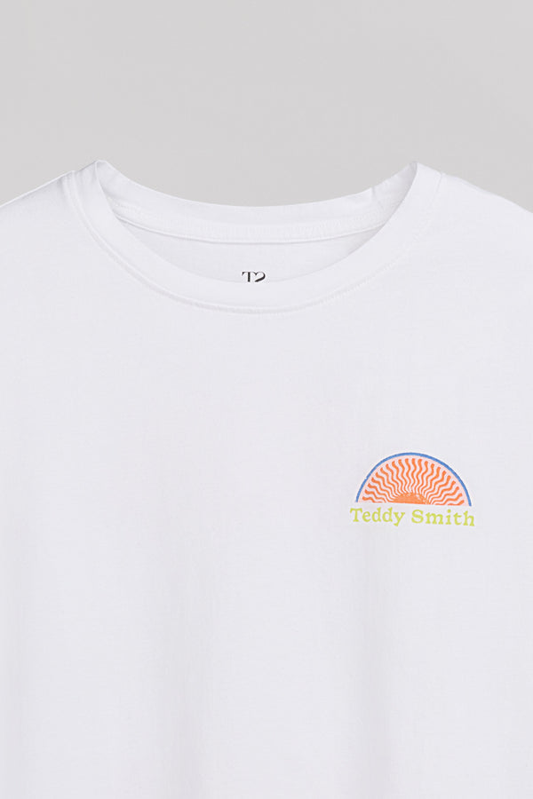 Teddy Smith T-shirt T-MONA MC BLANC