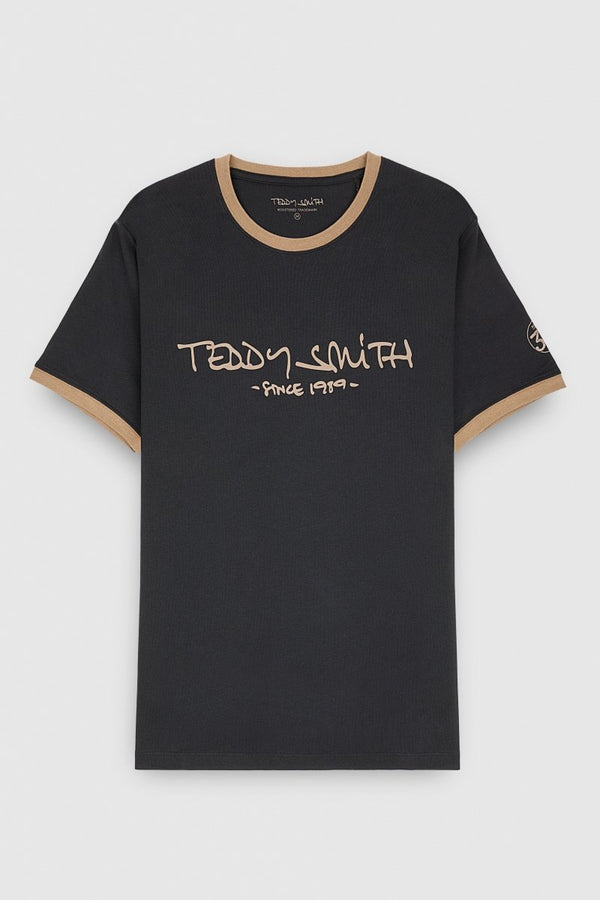 teddy smith T-shirt T-ORIGINAL MC CHARBON