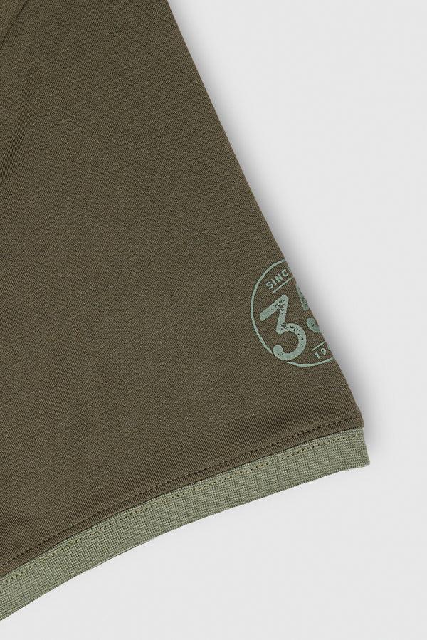 Teddy Smith T-shirt T-ORIGINAL MC RAVEN KAKI