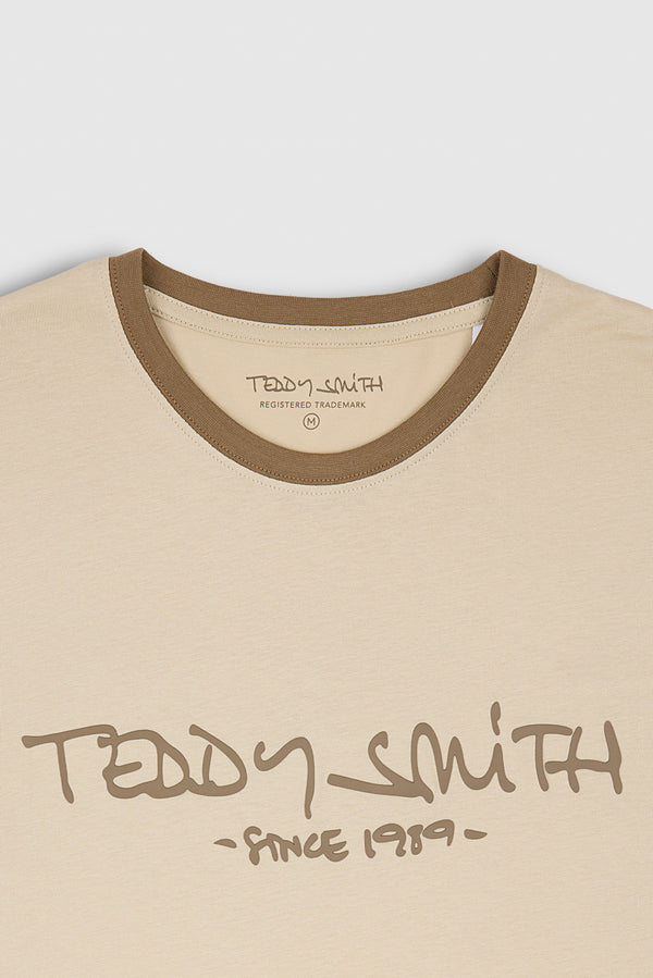 Teddy Smith T-shirt T-ORIGINAL MC SOFT GREGE