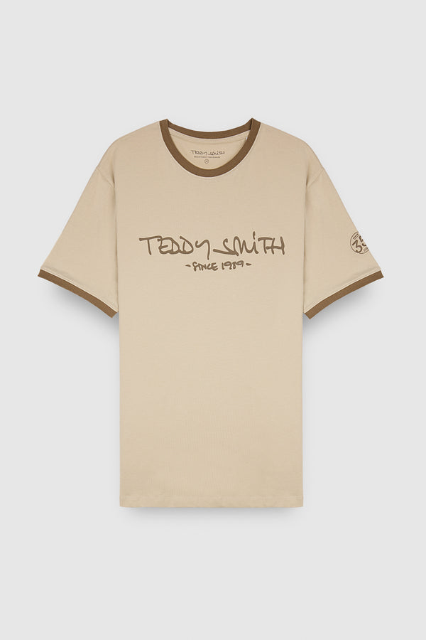 teddy smith T-shirt T-ORIGINAL MC SOFT GREGE