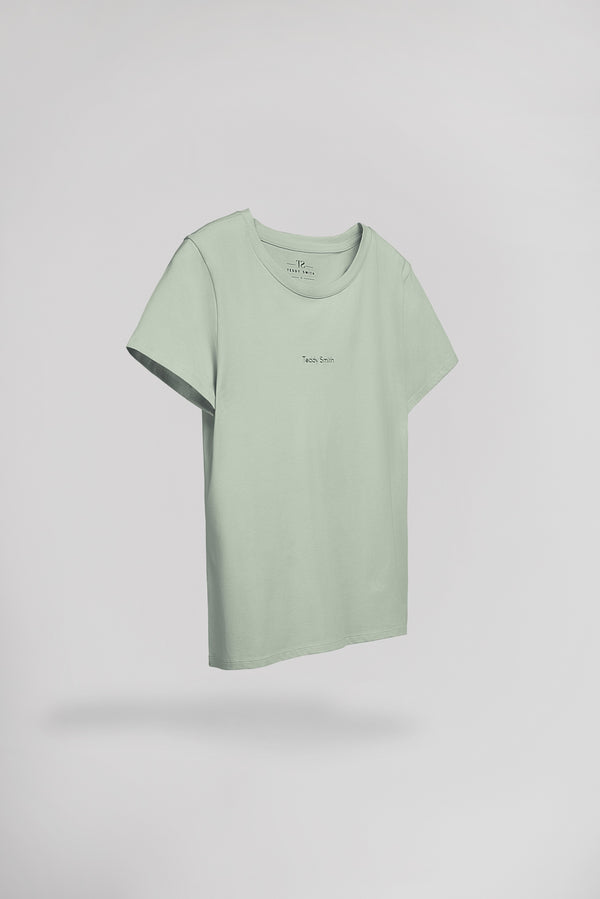 Teddy Smith T-shirt T-RIBELLE MC ICEBERG GREEN