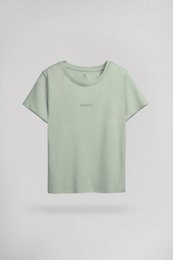 teddy smith T-shirt T-RIBELLE MC ICEBERG GREEN