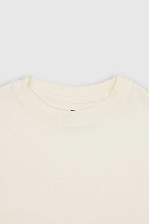 Teddy Smith T-shirt T-RIBOU MC JR MIDDLE WHITE