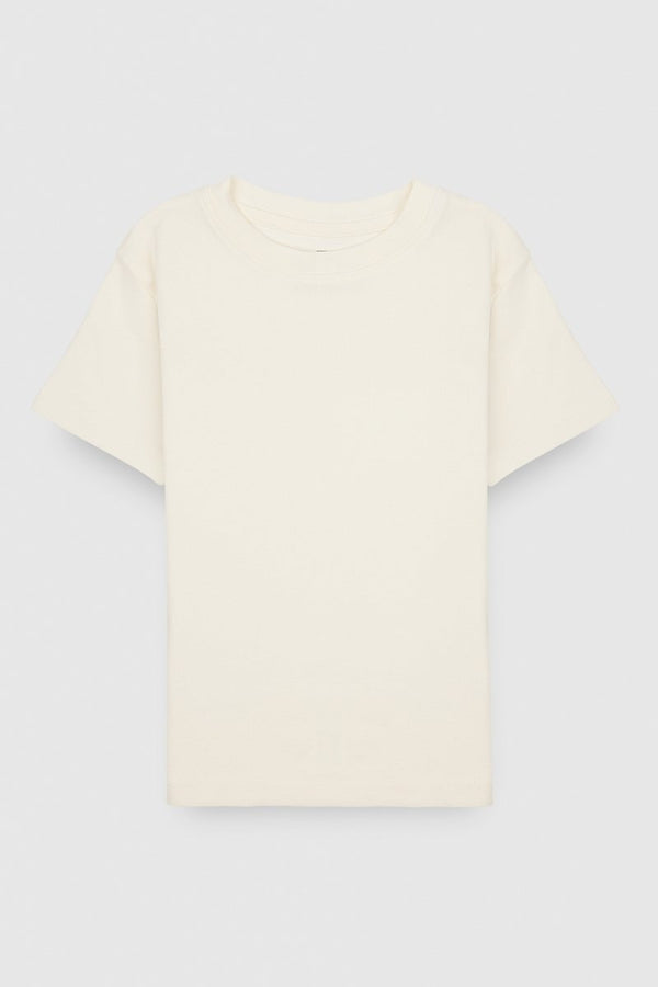 teddy smith T-shirt T-RIBOU MC JR MIDDLE WHITE