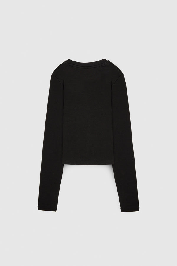 Teddy Smith T-shirt T-RIBOU ML JR NOIR