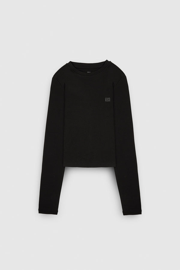 teddy smith T-shirt T-RIBOU ML JR NOIR