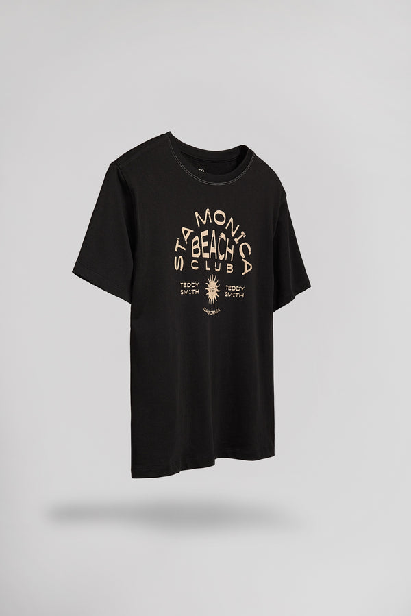 Teddy Smith T-shirt T-SANTA MC JR NOIR