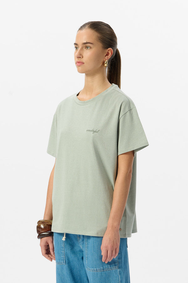 Teddy Smith T-shirt T-SOSO MC ICEBERG GREEN
