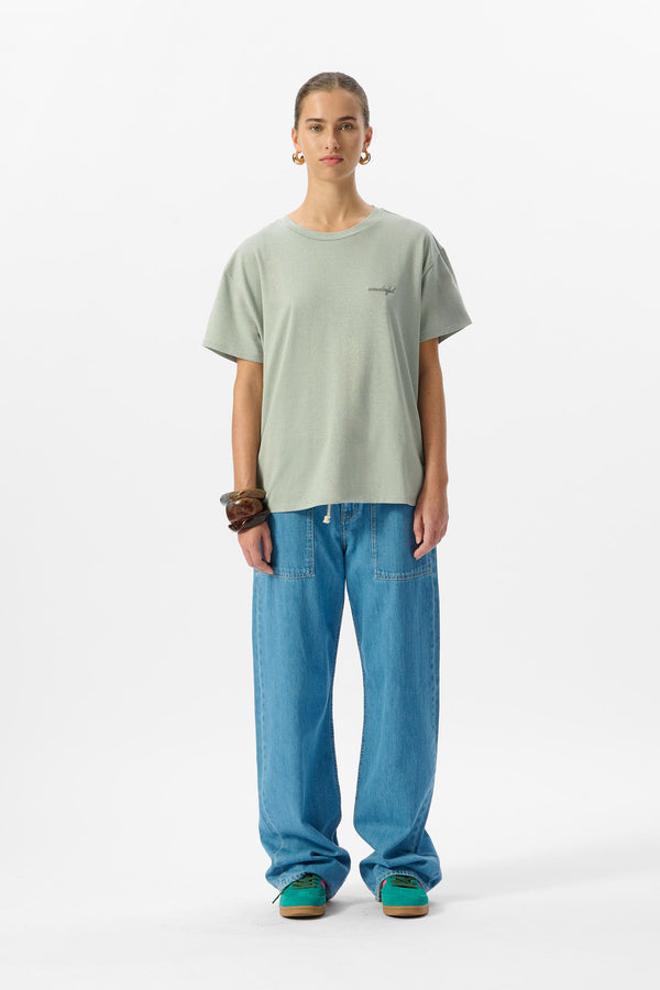 Teddy Smith T-shirt T-SOSO MC ICEBERG GREEN