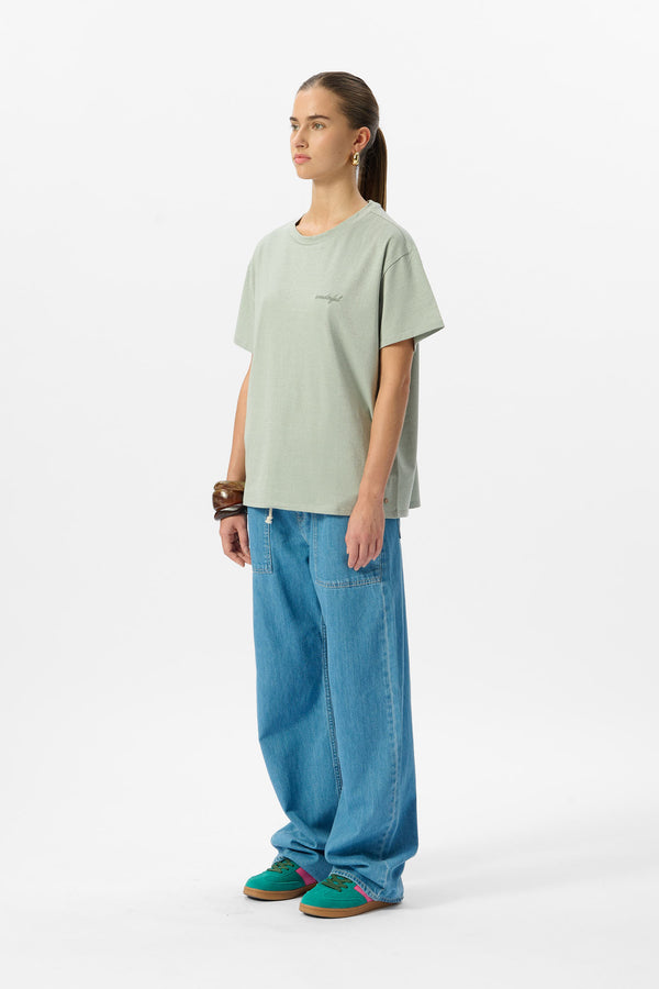 Teddy Smith T-shirt T-SOSO MC ICEBERG GREEN