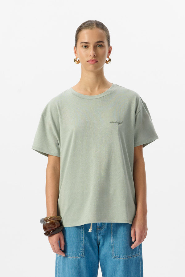 teddy smith T-shirt T-SOSO MC ICEBERG GREEN