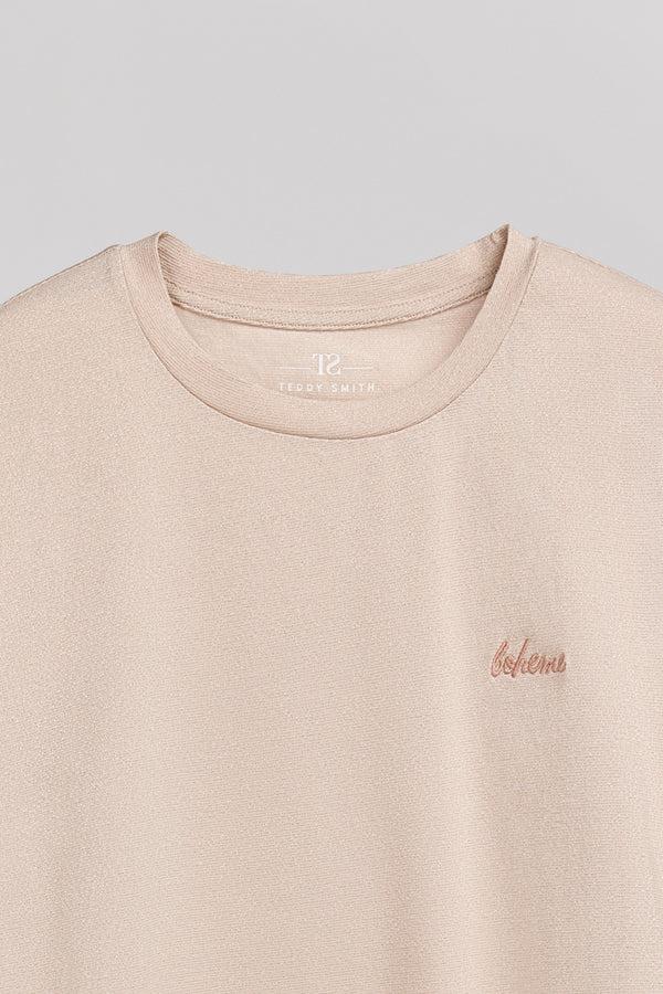 Teddy Smith T-shirt T-SOSO MC ROSE PALE