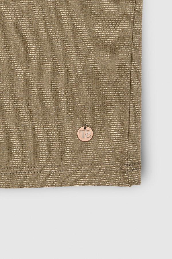 Teddy Smith T-shirt T-SOSO MC TURBULENCE KAKI