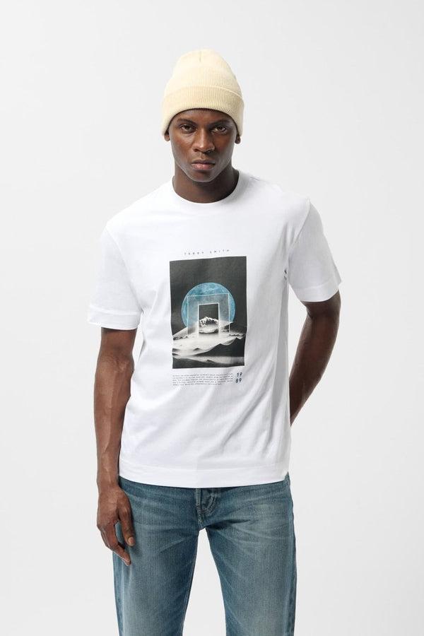 teddy smith T-shirt T-SOULAR MC BLANC