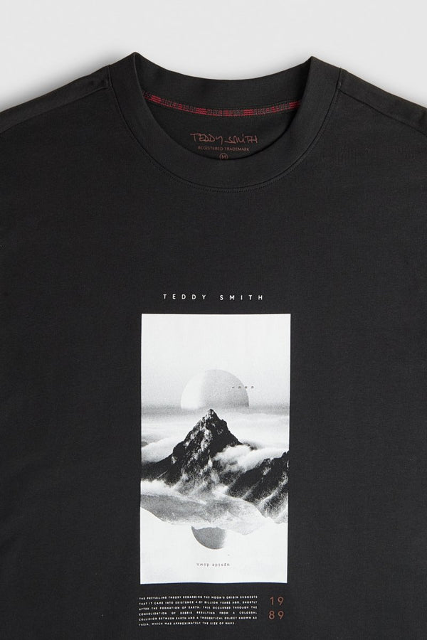 Teddy Smith T-shirt T-SOULY MC CHARBON