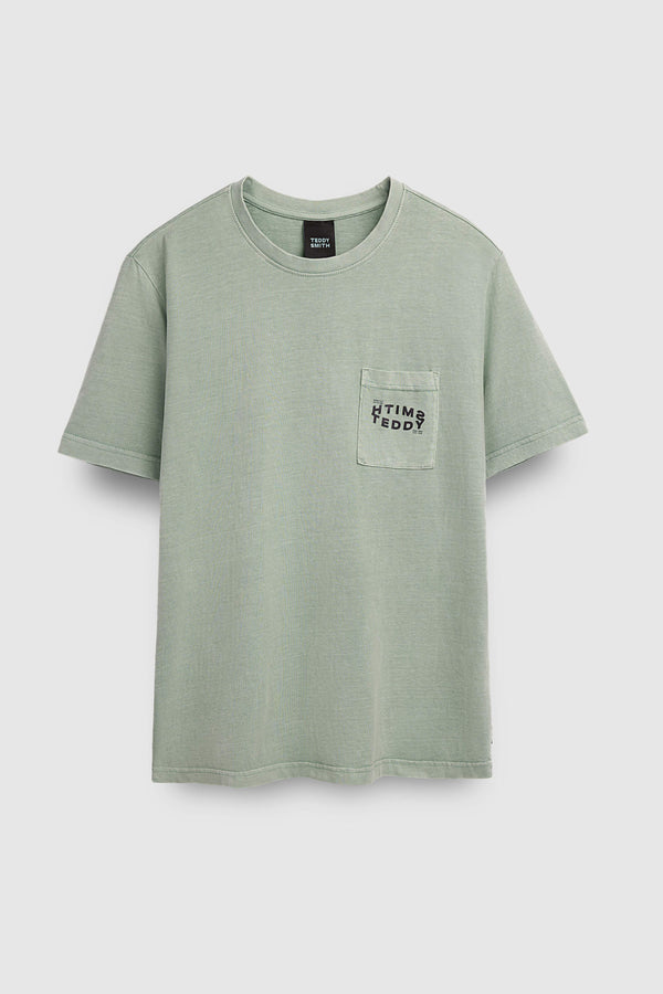 teddy smith T-shirt T-SQUAD MC ICEBERG GREEN
