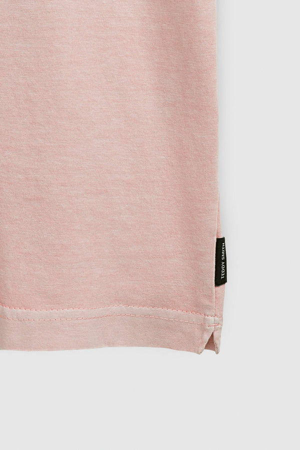 Teddy Smith T-shirt T-SQUAD MC ROSE PALE