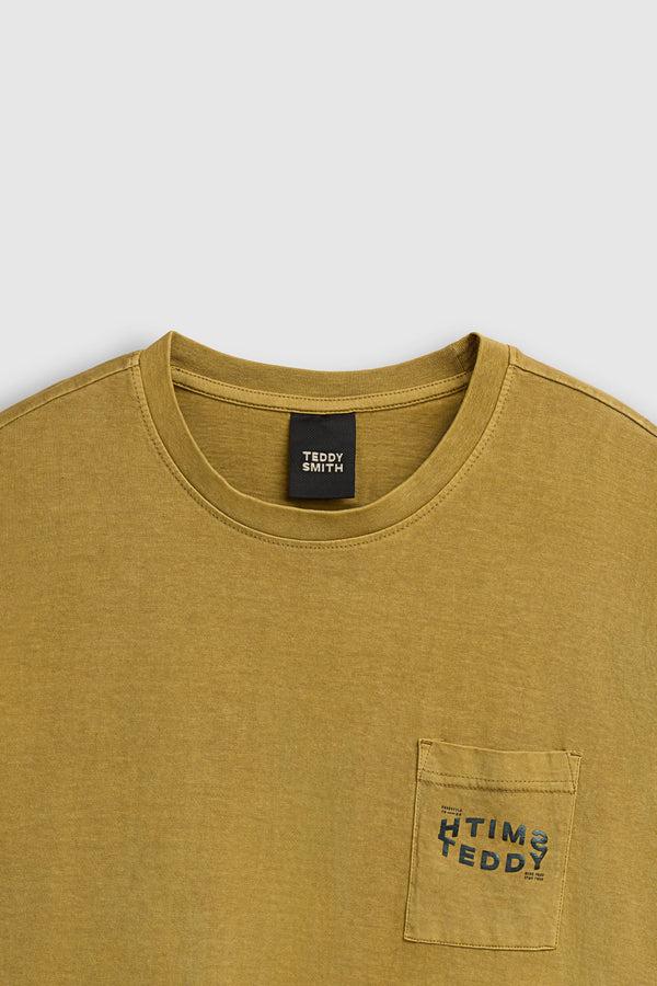Teddy Smith T-shirt T-SQUAD MC WORKER BEIGE