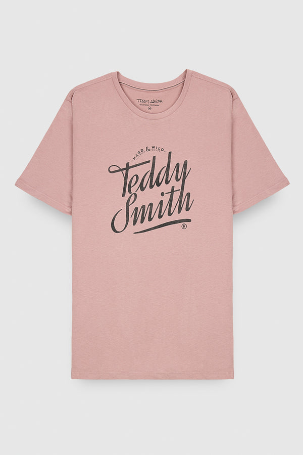 teddy smith T-shirt T-TINSLEY MC WOOD ROSE