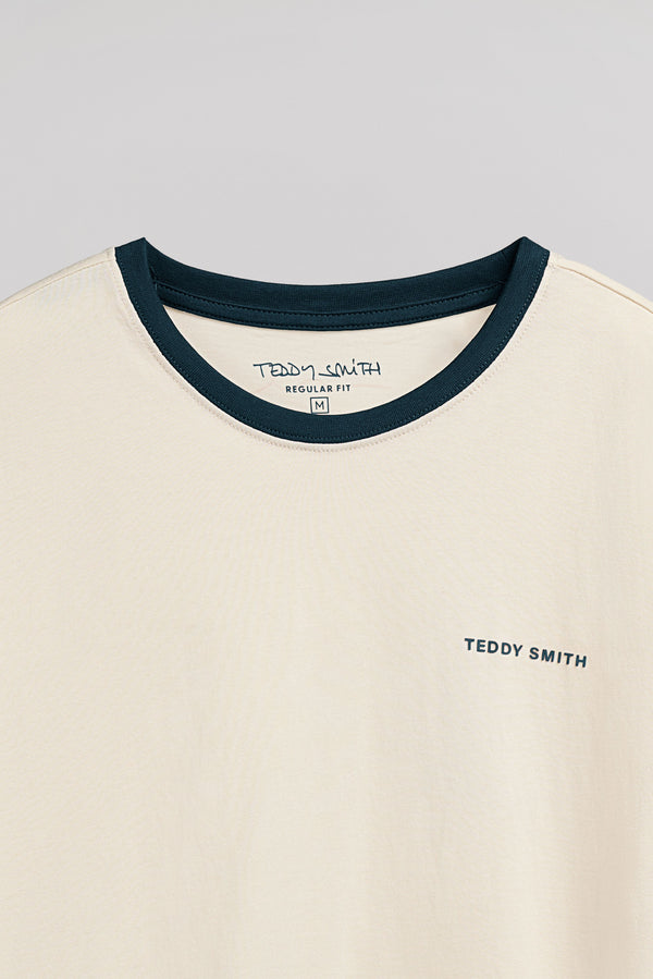Teddy Smith T-shirt THE-TEE 2 R MC BEIGE CLAIR