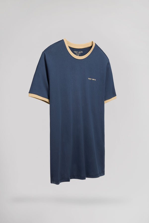 Teddy Smith T-shirt THE-TEE 2 R MC TOTAL NAVY